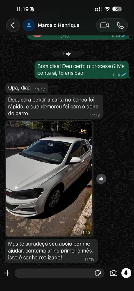 Depoimento de Marcelo Henrique — Carro Polo, cliente Martinelle & Avelar
